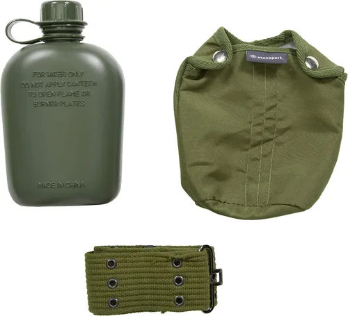 Vista 3 de Stansport G.I. Style Canteen, Cover & Belt (336)