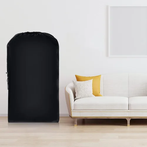 Vista 5 de Nuanchu 1 bolsa de lavandería extragrande de 40 x 60 pulgadas, bolsa de almacenamiento gigante reutilizable multiusos para equipaje a prueba
