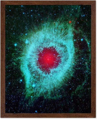 Vista 26 de Poster Master Póster celestial – Impresión del mapa de las estrellas – Regalo para astronomía, fanáticos lunares – Arte vintage para el hogar