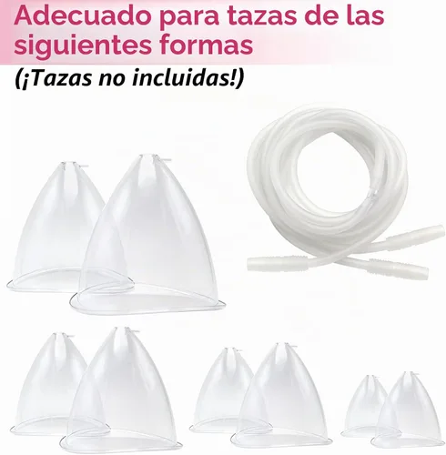 Vista 2 de weiwei Accesorios para máquinas de ventosas al vacío, 2 piezas de tubos de mangueras tipo Y de silicona premium para 7.1 fl oz, 6.1 fl oz, 5.4 fl