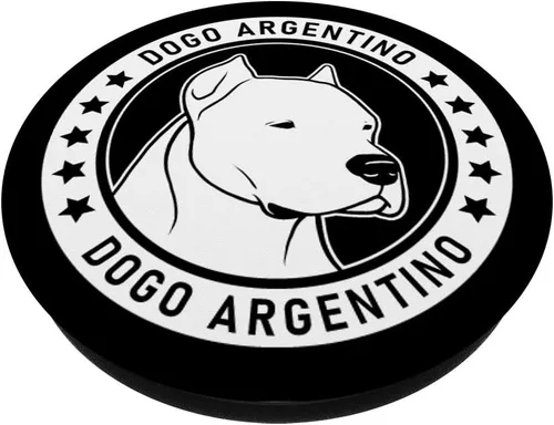 Vista 2 de Dogo Argentino Dog Portrait PopSockets PopGrip: agarre intercambiable para teléfonos y tabletas
