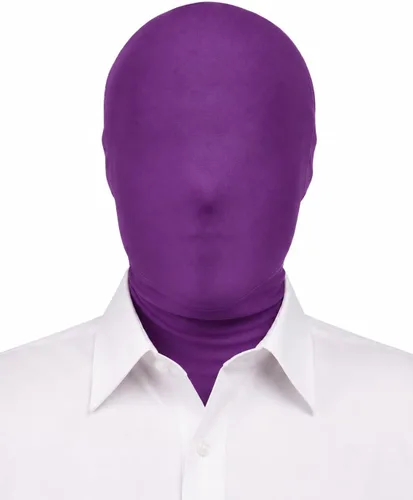 Vista 10 de Máscara de capucha Zentai de elastano de cobertura completa para hombre y mujer para disfraz de Halloween