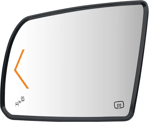 Vista 12 de Reemplazo del espejo lateral del conductor con detección de punto ciego para Toyota Tundra 2022-2023, retrovisor lateral superior izquierdo