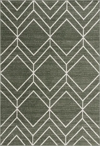 Vista 48 de SAFAVIEH Adirondack Collection - Alfombra decorativa, 2 x 3 pies, color negro y marfil, diseño geométrico moderno, no desprende pelusa y de fácil