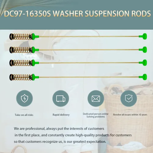 Vista 5 de 4 varillas de suspensión para arandela DC97-16350S (OEM) para reemplazar DC97-16350T DC97-16350K DC97-16350R, compatible con varillas de suspensión
