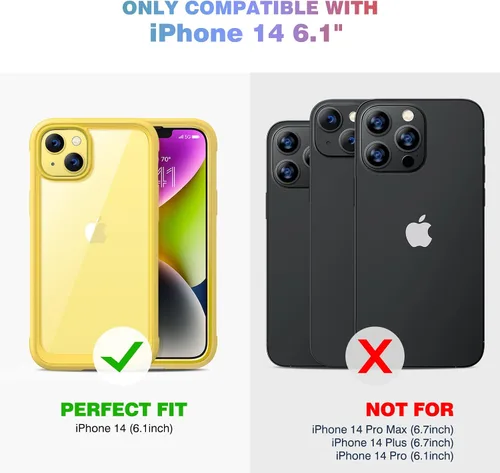 Vista 1065 de DIACLARA - Funda transparente compatible con iPhone XR 6.1 pulgadas 2018