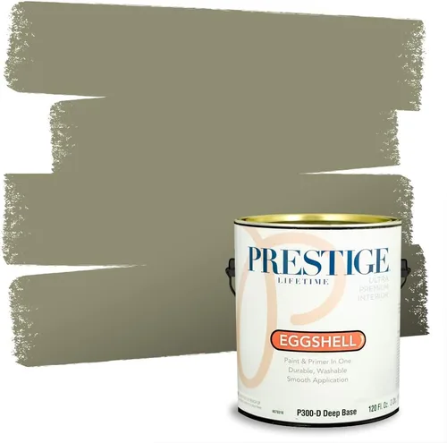 Vista 123 de Prestige Paints - 2 en 1, pintura base y pintura de exterior, E100-N-735BM