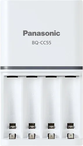 Vista 4 de Eneloop Panasonic - Baterías recargables AAA (paquete de 12) y cargador rápido avanzado