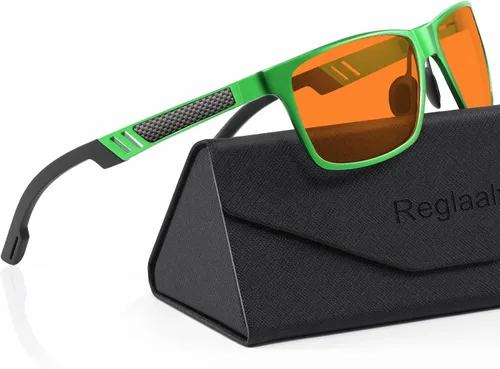 Vista 9 de Gafas de bloqueo de luz azul con marco de metal para hombres y mujeres