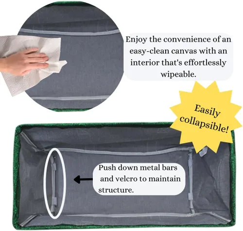 Vista 113 de NGIL Bolsa de comestibles reutilizable extra grande plegable de gran tamaño para comestibles, almacenamiento, picnic, playa, Estampado