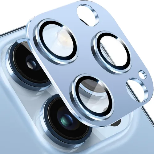 Vista 13 de Protector de lente de cámara para iPhone 13 Mini y iPhone 13, cubierta de lente brillante con diamantes de imitación 3D con diamantes de imitación