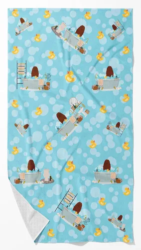 Vista 37 de Caroline's Treasures WDK5738BTLG Airedale - Toalla de baño grande para bañera