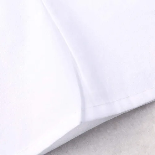 Vista 5 de Camisas de uniforme para niñas con volantes de princesa con cuello de encaje de manga larga con botones y lazo