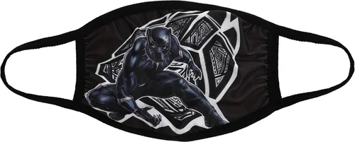 Vista 3 de Concept One Marvel Black Panther Kids Face Mask