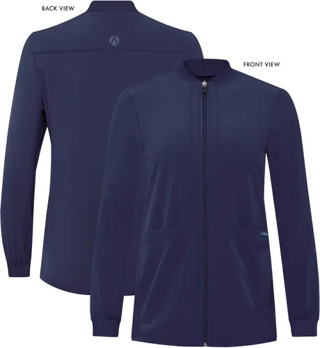 Vista 5 de Adar Addition Scrubs - Chaqueta para mujer con cremallera