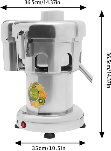 Vista 2 de Xuthusman Extractor automático de jugo, exprimidor de prensa fría autoalimentada con separación automática de pulpa para frutas enteras, alto
