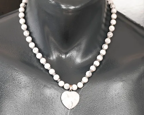 Vista 56 de Colgante de corazón de aventurina natural, Collar de cuentas de aventurina genuina, Collar de piedra verde, Collar de piedras preciosas, Cuentas