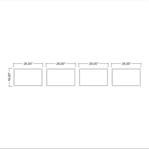 Vista 4 de Birdeco Kit de Molduras de Pared Prefabricado, Paneles de Zócalo Listos para Ensamblar, Instalado con Pegamento, Moldura Precortada para Pared