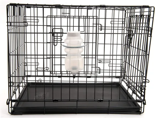 Vista 6 de Botellas de agua sin goteo Lixit de llenado superior para perros. (16 FL Oz (Paquete de 1), Blanco)