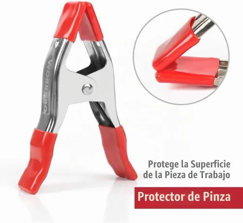 Vista 3 de WORKPRO W032006 Abrazadera de resorte de acero, 1 pulgada, paquete individual