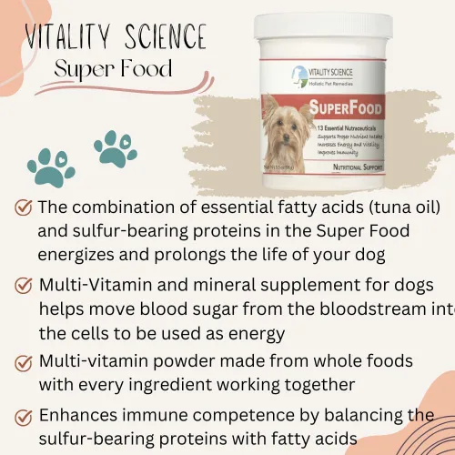 Vista 2 de Súper alimento para perros - Suplemento multivitamínico y mineral