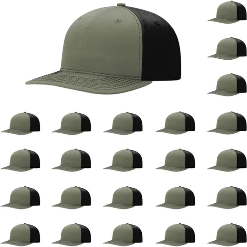 Vista 82 de Richardson 312 Gorra de béisbol ajustable con correa trasera de sarga Paquetes a granel disponibles - Talla única