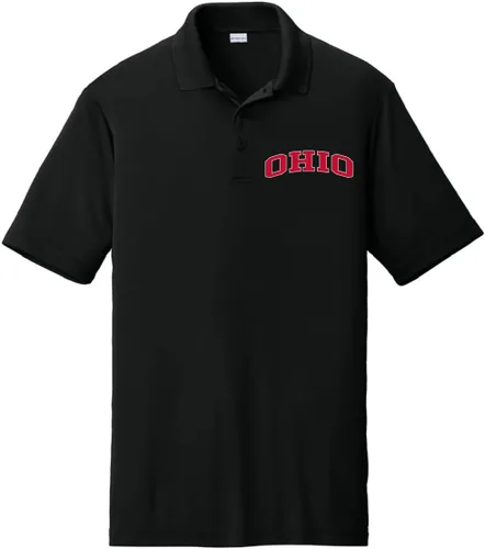 Vista 45 de State Sports Fan Wear Performance - Polo para hombre que absorbe la humedad Misuri