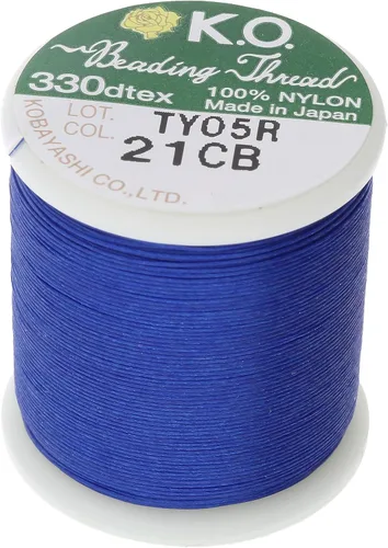 Vista 16 de KO Hilo de nailon para cuentas, color verde manzana, japonés previamente encerado 100% nailon, 330TEX, resistente a enredos, carrete de 50 m / 55