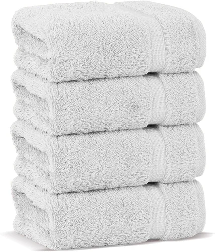 Vista 28 de Chakir Turkish Linens Toallas turcas de alta calidad 100% algodón para baño, toallas de baño grandes de 30 x 60 pulgadas (4 piezas, aguamarina)