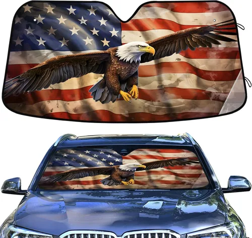 Vista 10 de Parasol para parabrisas de automóvil de tiburón para ventana delantera, accesorios interiores para automóvil SUV
