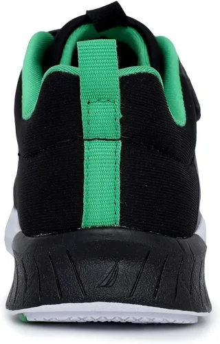 Vista 3 de Nautica Tenis deportivos para niños y jóvenes, con diseño elástico de una sola correa, tallas para niños pequeños y grandes, rendimiento