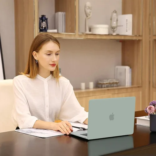 Vista 7 de MOSISO Funda compatible con MacBook Pro de 16 pulgadas 2020 2019 versión A2141 con Touch Bar Touch ID, funda protectora de plástico rígido