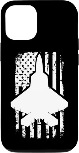 Vista 28 de F22 Raptor US Flag Fighter Airplane Jet Plane Aircraft Case for iPhone 17