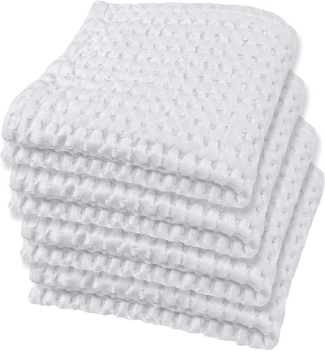 Vista 25 de GILDEN TREE Toalla de baño tipo waffle de secado rápido, toallas de baño delgadas de lujo, toallas de baño 40x80 grandes, estilo moderno (crema)