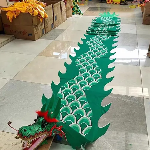 Vista 6 de Dragon Poi - Cinta de dragón de seda para gimnasia, colorida cometa de poi/dragón con cabeza, cinta de bandera de baile para adultos mayores