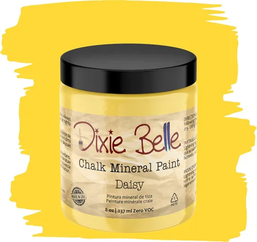 Vista 99 de Pintura para muebles con acabado de tiza Dixie Belle Paint Company - Amatista (4oz) - Pintura mineral de tiza chic púrpura profundo mate