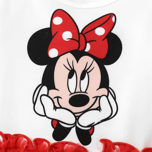 Vista 2 de Disney Conjunto de mameluco de Minnie Mouse de manga corta para bebé, 2 piezas