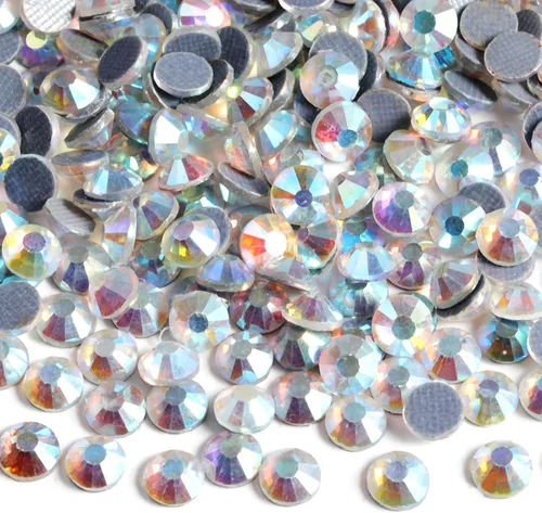 Vista 36 de 6000 diamantes de imitación termoadhesivos a granel, diamantes de imitación azules para ropa de manualidades, cristales termoadhesivos para Zafiro