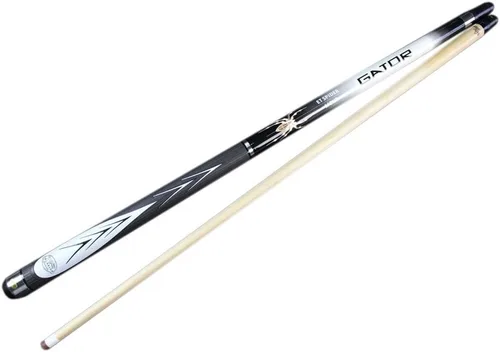 Vista 3 de Champion Spider White Billiards Maple Pool Cue Stick 18 oz, caja blanca para taco de piscina, guante de campeón