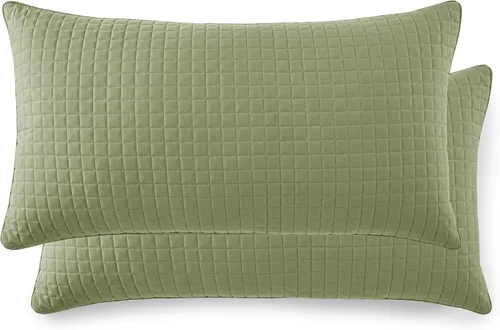 Vista 76 de Fundas Southshore Fine Linens Vilano Springs, para almohada, acolchadas, Microfibra, Pizarra, 20" x 36" 15 - Pizarra
