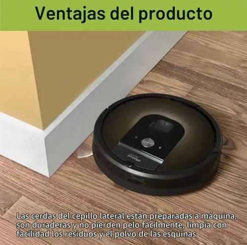 Vista 6 de Cepillo de barrido de bordes para iRobot Roomba i/j/e, Roomba Combo i 6 piezas para Roomba I/J/E