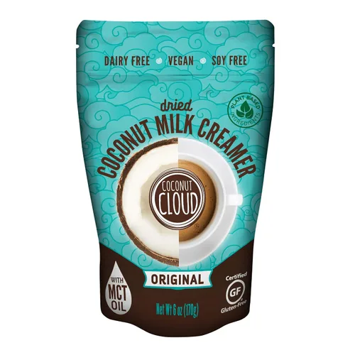 Vista 13 de Coconut Cloud: Crema de café sin lácteos a base de plantas, apta para dieta cetogénica, leche de coco en polvo sin azúcar, sin lácteos, sin OMG, a