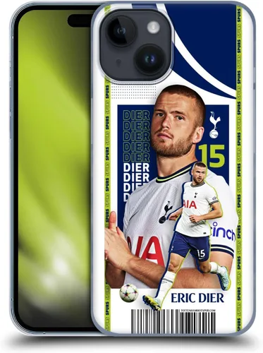 Vista 8 de Head Case Designs Officially Licensed Tottenham Hotspur F.C. Cristian Romero 2022/23 First Team Hard Back Case Compatible with Apple iPhone 15
