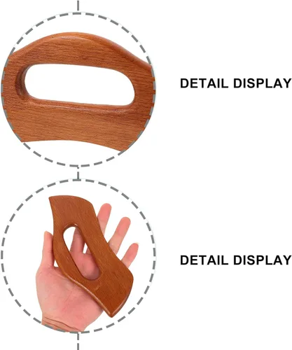 Vista 6 de KOMBIUDA Tabla de raspado para pasta de dientes, herramienta de masaje de pies, raspador corporal para pies, herramienta de masaje de raspado