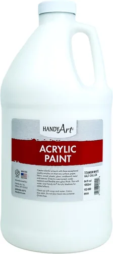 Vista 68 de Handy Art Pintura acrílica, juego de 12 colores, botellas de 16 onzas, acrílico líquido para estudiantes semibrillante, consistencia de flujo