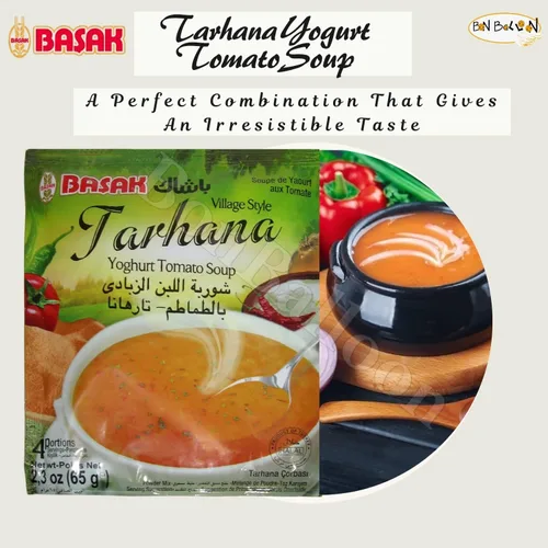 Vista 4 de Basak Tarhana Yogur Tomate Sopa Polvo Natural Hierbas Egipto Árabe Mezcla de Hierbas Hierbas Condimento Especias Especias Cocinar Kosher Halal