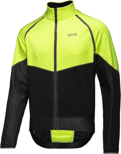 Vista 5 de GORE WEAR Chaqueta Phantom estándar para hombre Amarillo Neón/Negro
