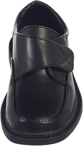Vista 2 de Lito Zapatos de vestir mate para niños con correa de velcro