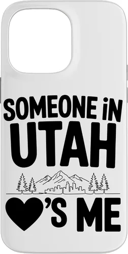 Vista 21 de Someone in Utah Loves Me Long Distance Family Case for iPhone 16