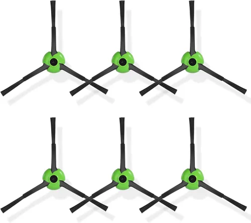 Vista 9 de Paquete de 2 cepillos laterales de repuesto compatibles con robot E, I, J Series Cepillo de barrido de bordes de cerdas suaves, accesorios